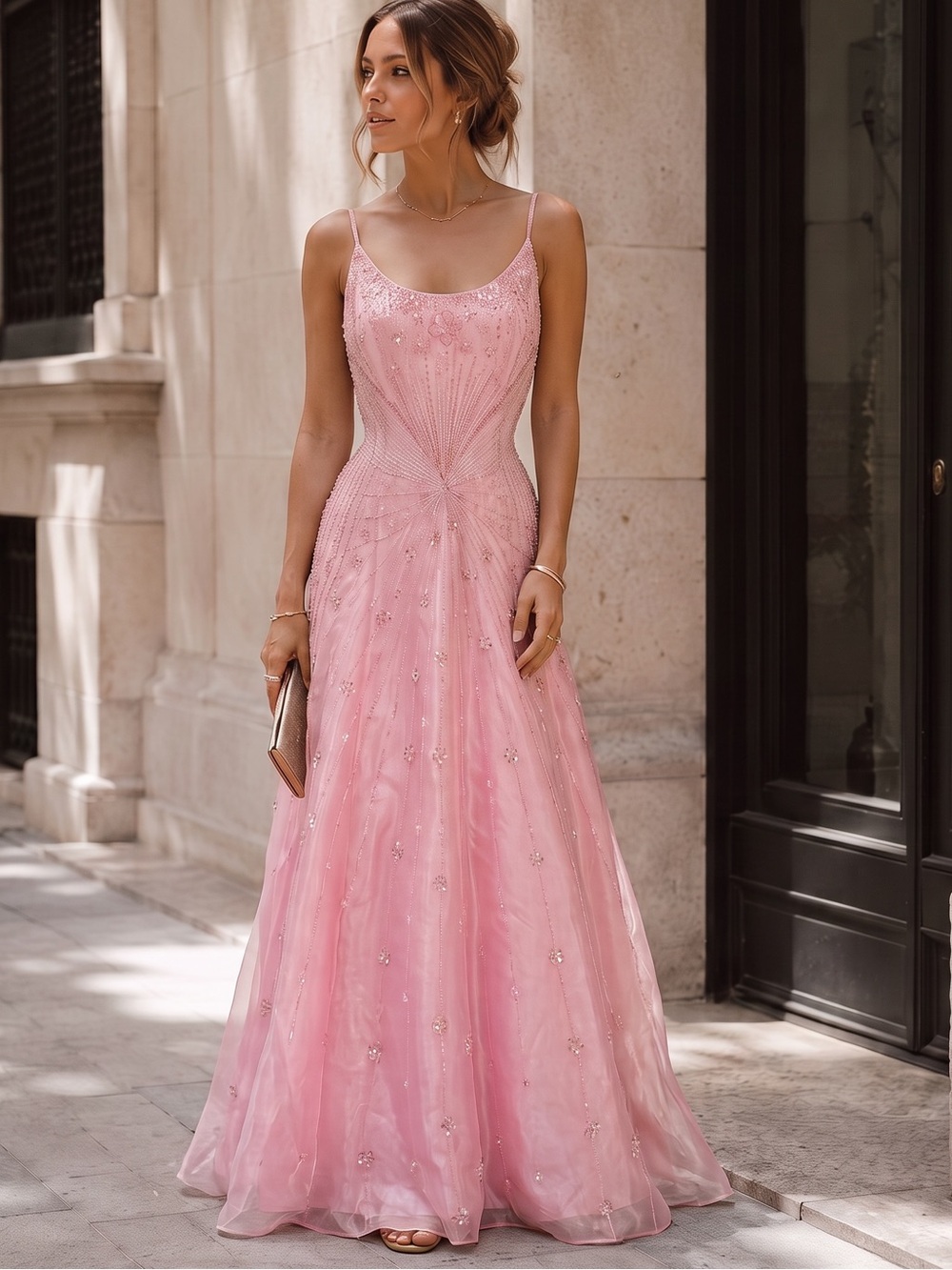VINTAGE ALYCE DESIGNS Beaded Gown